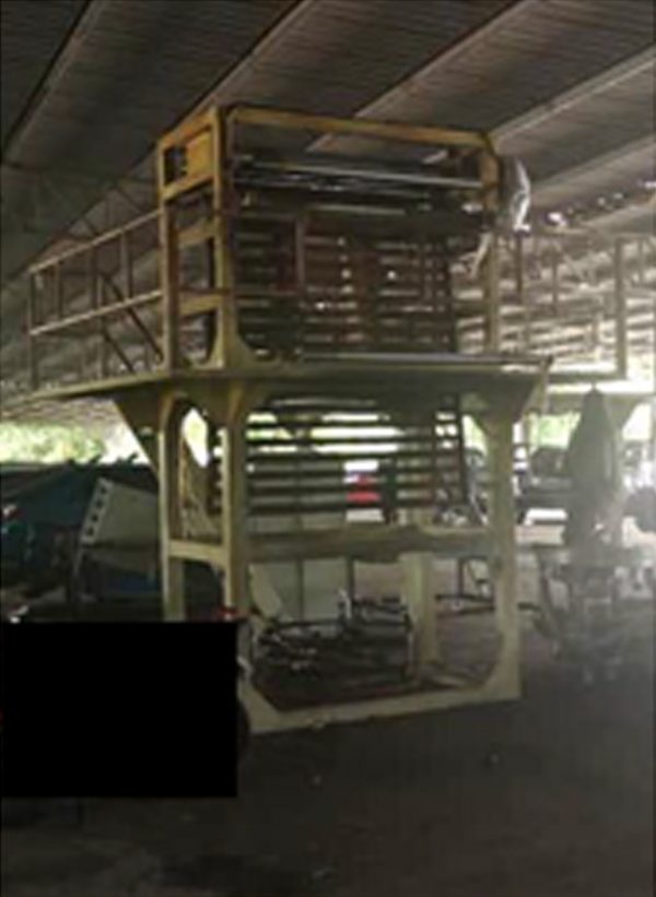 1 High Speed 65MM Twin Screw Single Head (AB) Blower Film Machine, Model: CP65/65EXT-140  &  1 unit of 1.4M single Line Servo Drive Taurus Cutting Machine, Model: CP-BS-1400-S-R