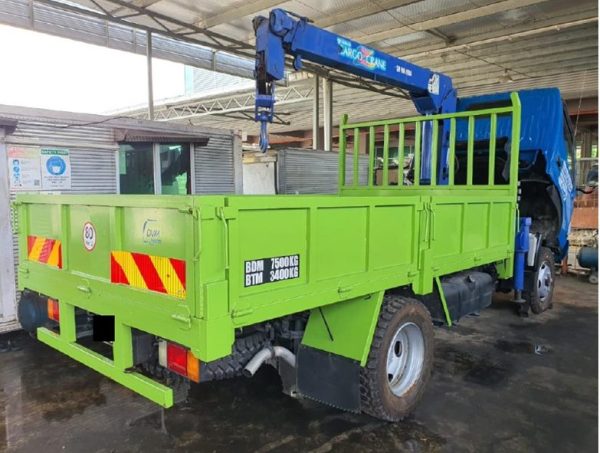 One unit Toyota XZU382 (RB/NCB STD) Cargo Truck c/w Tadano 253 Crane (2019)