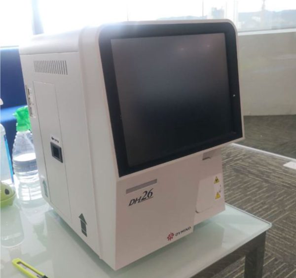 One unit DYMIND  3-Part  Auto Hemotology Analyzer System Model: DH26, One unit Comen Star 5000E Fetal & Maternal Monitor & One unit CHISON 4.0MHz - 12.0MHz Transviginal Tranduser, Model: D6C12L